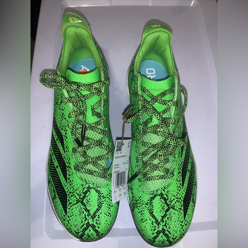 Adidas Neon Green Running Sneakers